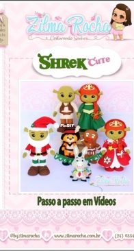Zilma Rocha - Costurando Sonhos - Shrek Cute - Portuguese