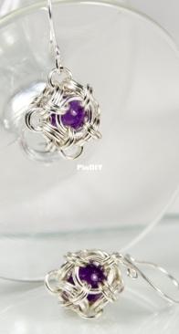 Aussie Maille -  Japanese Orb Earrings