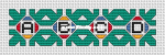Alita Designs - ABCD Bookmark - Free