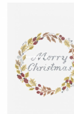 DMC Christmas Wreath - Free