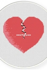 Daily Cross Stitch - Mend My Heart