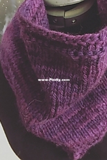 Alpaca Triangle Cowl by Laughing Cat FIbers-Free