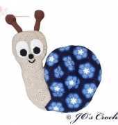 JOs Crocheteria - Amy the Snail of African Flowers