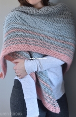 Bristol Sunrise Shawl by Lauren Giroux-Free