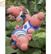 Deborah Norville Collection - Michele Wilcox - The Funky Pigs – Flora, Dottie and Lionel