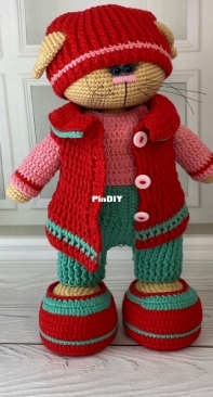 Gala Toys Shop - Molly Toys - Galina Ptashkina -  Velour Clothes Set for Molly and Lucky