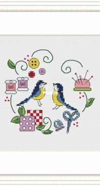 Mr.Stitch & Mrs.Needle - Birds - Needleworkers June