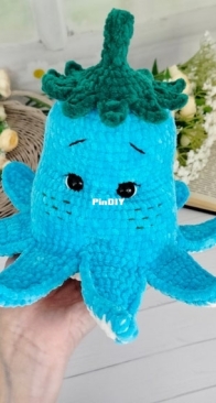 Tanya yanchu _ crochet plush octopus bellflower _ English