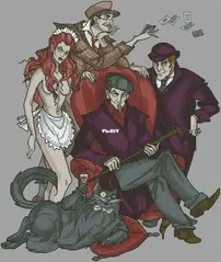 Retinue Of The Master By Alice Okneas