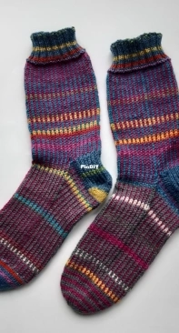 Barcode Socks by Sabine Meins-English, German-Free