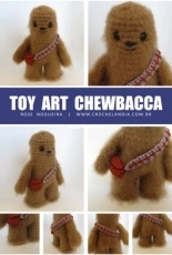 Crochelandia - Rose Nogueira - Toy Art Chewbacca - Portuguese