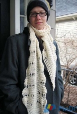 Reptilian Scarf by Ann Weaver /Weaverknits-Free