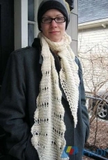 Reptilian Scarf by Ann Weaver /Weaverknits-Free