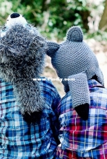 Ira Rott Designs - Ira Rott - Raff and Rolf The Wolves crochet Tail Pattern - Free