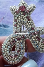 Brooch - letter A