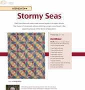 Emily Bailey-Stormy Seas–Free Quilt Pattern