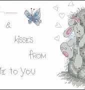 Tatty Teddy TT107 Hugs & kisses door hanger