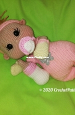 Crochet Pattern World - Annea Leolea - Baby Doll girl