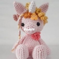 Gek Op Haken - Marjan van der Leer - Liv the Cute Unicorn - Liv de Lieve Eenhoorn - Dutch