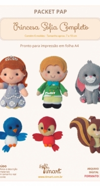 Timart - Fatima Barbosa - Princess Sofia complete-  Portuguese
