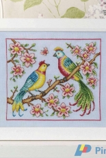 Birds on Blossom by Susan Bates from Cross Stitch Gold 110 XSD