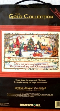 Dimensions - The Gold Collection 8532 Joyous Advent Calendar XSD