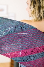 Evening Glitz Shawl by Tabetha Hedrick - Free