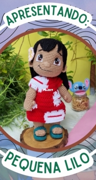 Amigurumi Manaus - Danea Dorneles - Lilo - Portuguese