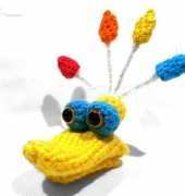 Whispered Whimsy- Crazy Bird Finger Puppet