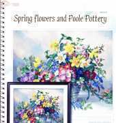I Love CrossStitch ILCS  AW-015 Spring Flowers and Poole Pottery XSD