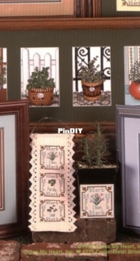 Herb Pots from Cross My Heart CSB-195 Thyme to Stitch PCS