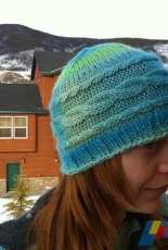 Gondola Cables Beanie by Laura Birek /Nocturnal Knits-Free