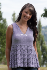 Cascade Yarns-by Melissa Leapman-Avalon Flared Pullover-W513-Free.