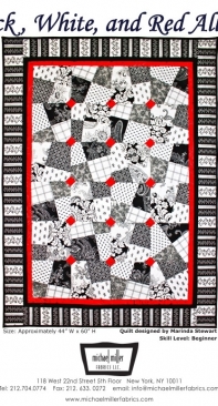 Black,White and Red Allover - Marinda Stewart - Free