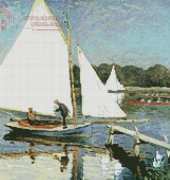Artecy Cross Stitch - Sailing Boats at Argenteuil