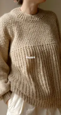 Magda Sweater  by Anna Castillo - Gregoria Fibers - English