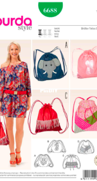 Burda Style - 6688 - Bags