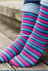 Toe-up Tool Socks by Felicia Lo - Free.