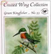 Crossed Wing Collection No.53 - Green Kingfisher