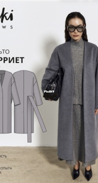 Viki Sews - Harriets Coat - харриет пальто - Sizes 34-52 - Russian
