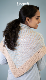 Lincraft - P016 Striped Triangle Shawl - Free