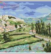 DMC K5538 View of Carcassone