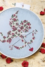 Be My Valentine - Cupid Hoop by Fiona Baker from Cross Stitch Gold 162 XSD