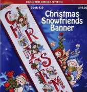 Stoney Creek Collection Book 430 - Christmas Snowfriends Banner