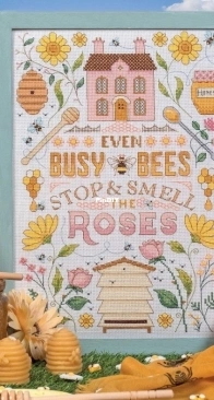 Bee Happy by Emma Congdon from Cross Stitcher 409 PCS + XSD