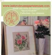 Les Brodeuses Parisiennes LbP etude aux Roses Queen Elisabeth