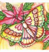 HAED HAENTQS 3005 QS Poinsettia & Butterfly by Ching-Chou Kuik
