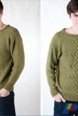 Cascade Yarns C200 Celtic Cable Pullover by Melissa Leapman - Free