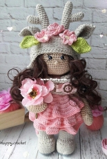Happy Crochet - Ksenia / Kseniya Kornilova -  Deer Girl