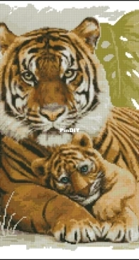 Coricamo 10183 - Tiger from Dein Kreuzstich Magazin 2019/04